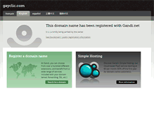 Tablet Screenshot of gayclic.com